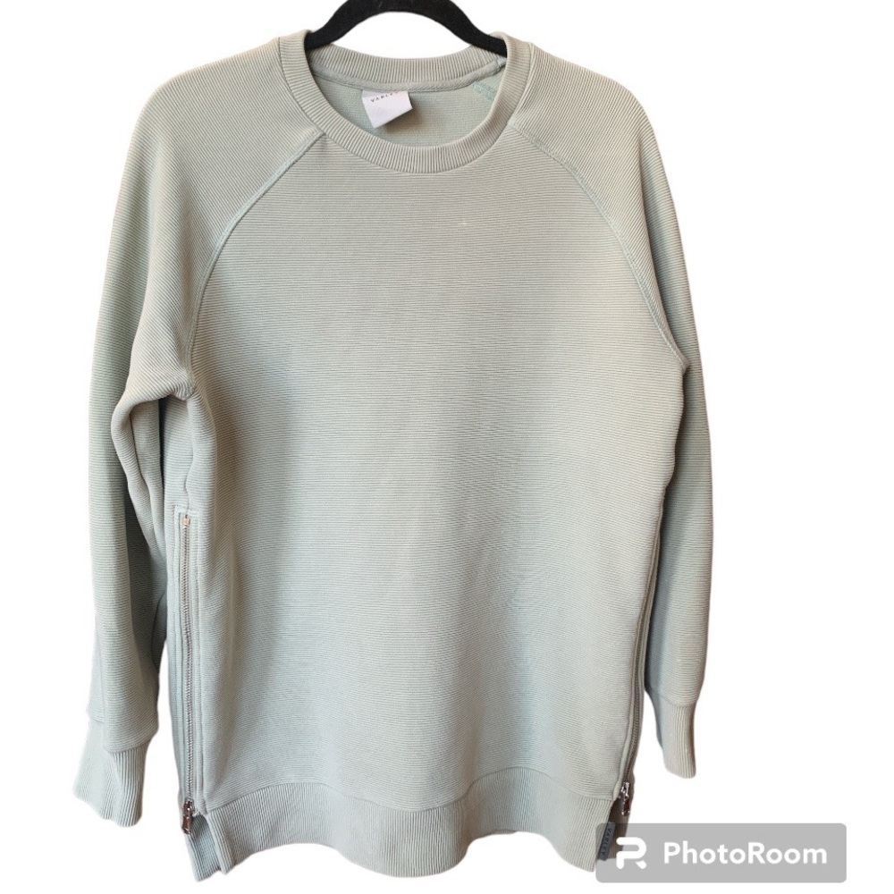 Varley Sage Green Pullover Crewneck Sweatshirt